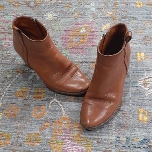 Madewell Billie Ankle Booties Brown 5.5W